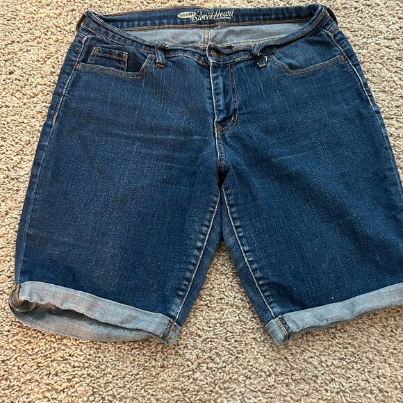 Old Navy Sweetheart Denim Shorts - Picture 1 of 3